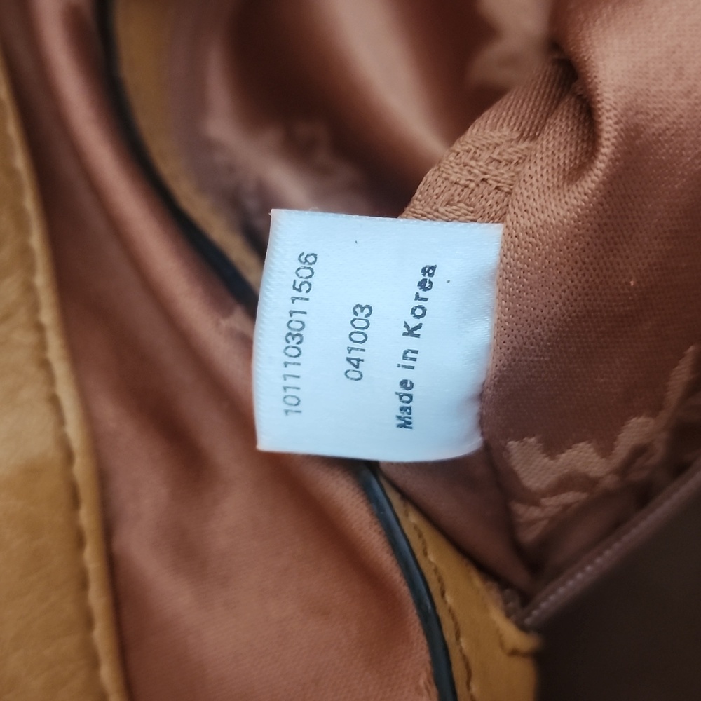MCM Handbag Shoulder Bag Cream Calf Skin Leather - Picture 12 of 13